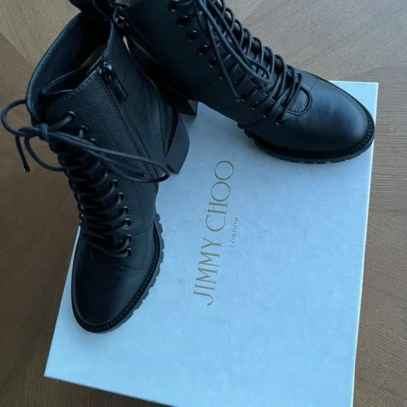 JIMMY CHOO Cruz 65 leather ankle boots - Picture 3 of 6